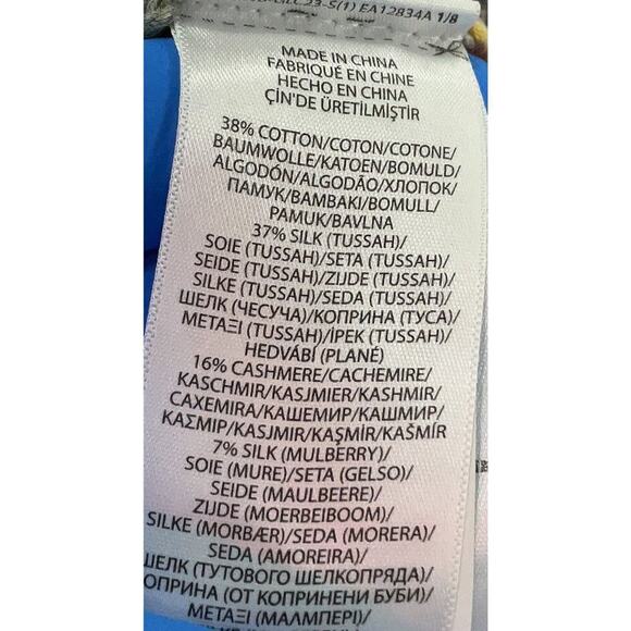 Polo Ralph Lauren Sweater Vest Fair Isle Cashmere Silk Top Coat Preppy Runway XS - Picture 10 of 13